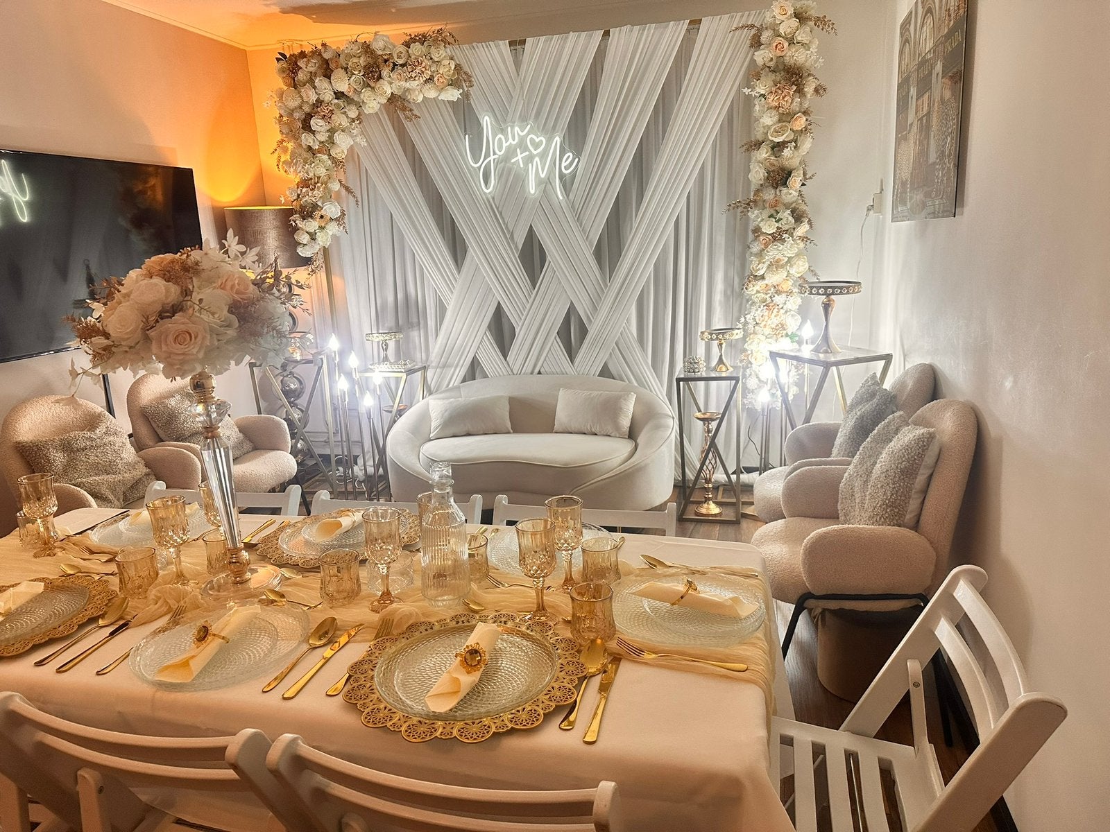 Wedding& verlovings decoratie | VERHUUR, Ophalen, Zo goed als nieuw