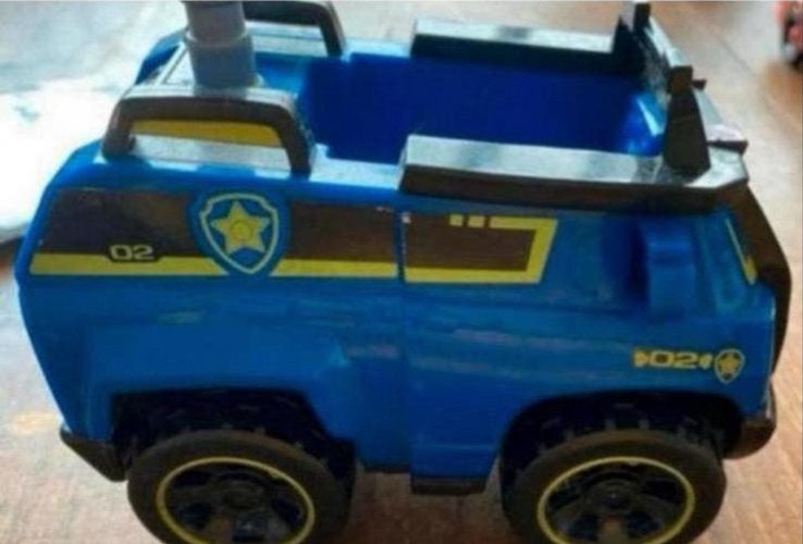PAW Patrol voertuig - Chase politieauto (zonder pup), Ophalen of Verzenden, Zo goed als nieuw