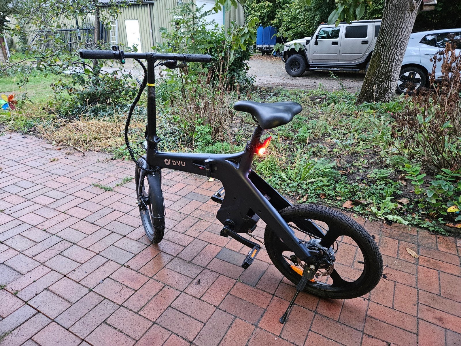 Dyu T1 vouwfiets  elektrisch met versnellingen, Ophalen, Gebruikt, Totaal opvouwbaar, Versnellingen