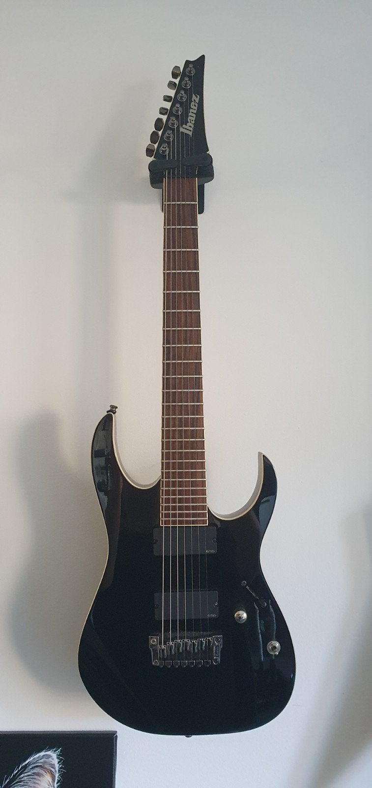 Ibanez RGIR27FE Iron Label - EMG 707 - 7-String, Muziek en Instrumenten, Snaarinstrumenten | Gitaren | Elektrisch, Ophalen, Gebruikt