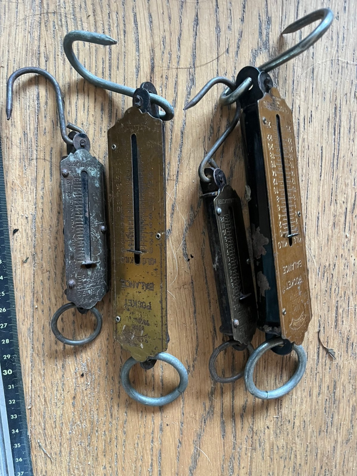 4 unster weegschalen, Ophalen of Verzenden, Zo goed als nieuw, Minder dan 15 m²