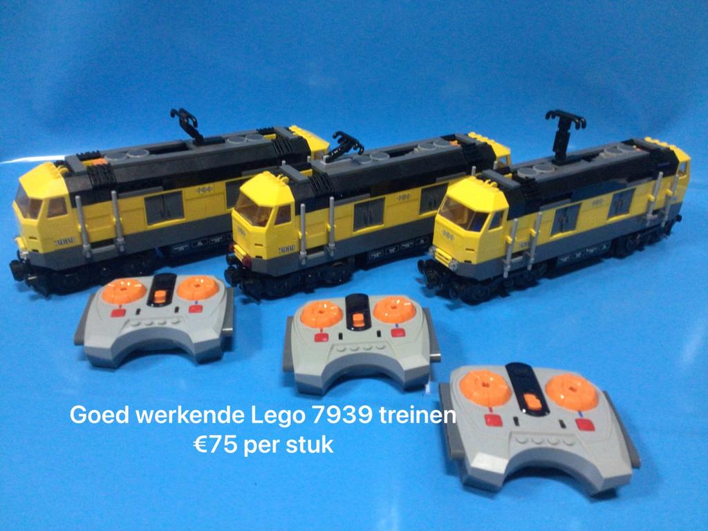Lego 7939 treinen met afstandsbediening, Ophalen of Verzenden, Gebruikt