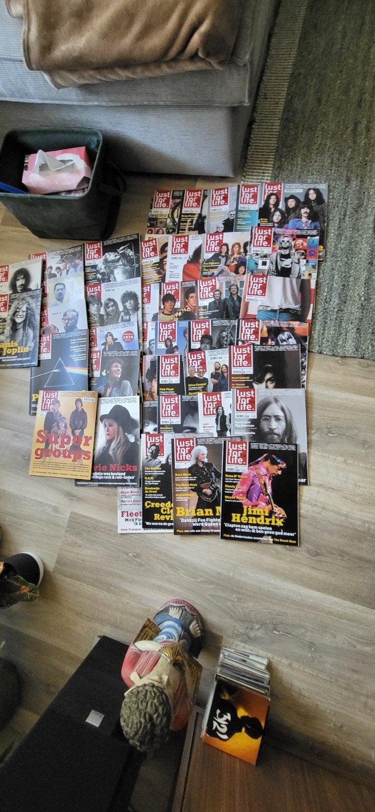 42 stuks lust for life muziektijdschriften, Ophalen, Zo goed als nieuw