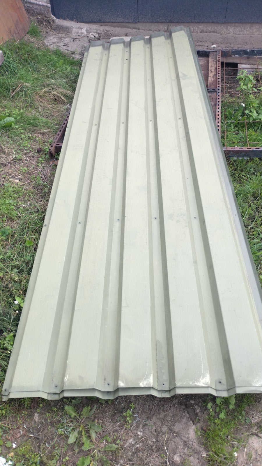 Gebruikte damwandplaten 110 cm breed - diverse lengtes, Ophalen, Gebruikt