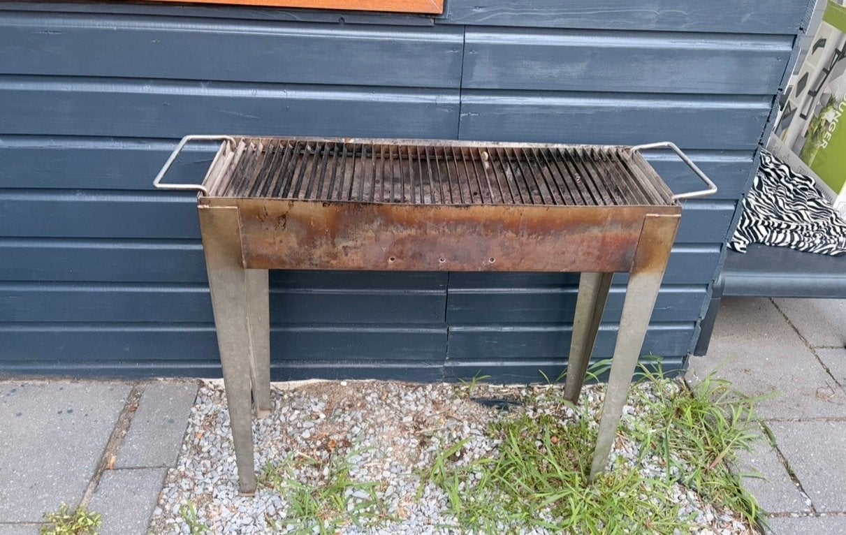 Roestvrij stalen BBQ - Ideaal voor zomerse avonden, Ophalen, Gebruikt