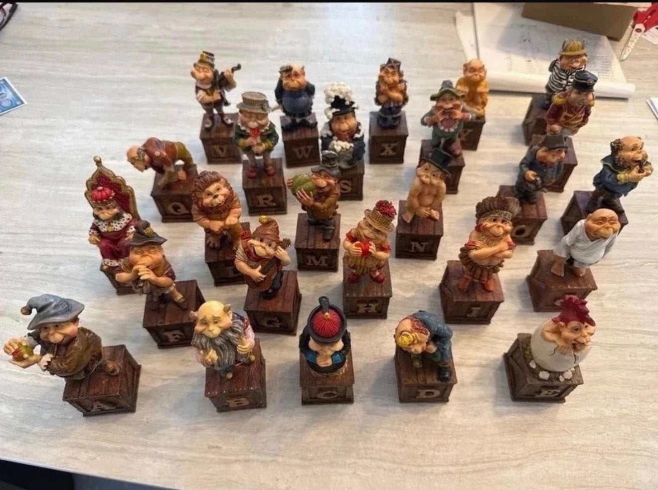 Complete Efteling Laaf Alfabet Collectie 1993 met paspoorten, Ophalen, Zo goed als nieuw