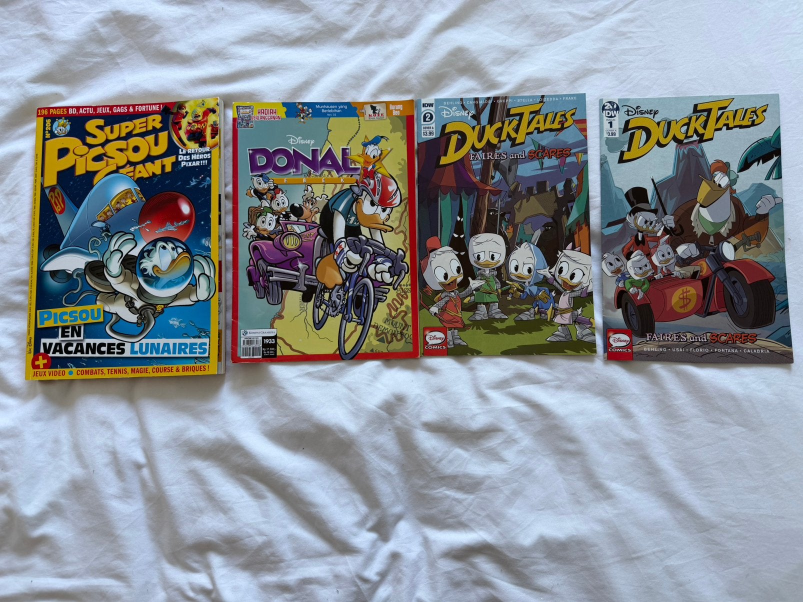 Buitenlandstalige donald ducks, Boeken, Meerdere stripboeken, Ophalen of Verzenden, Gelezen