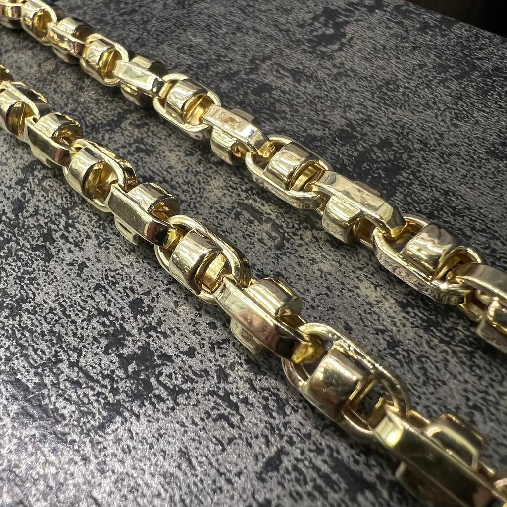 14k gouden ketting 36,58 gram goud, Sieraden, Tassen en Uiterlijk, Kettingen, Ophalen of Verzenden, Zo goed als nieuw, Goud