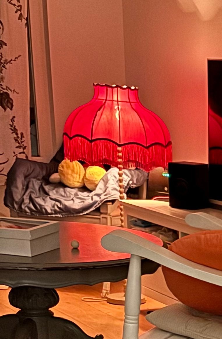 Lampshade, Rood, Ophalen, Zo goed als nieuw