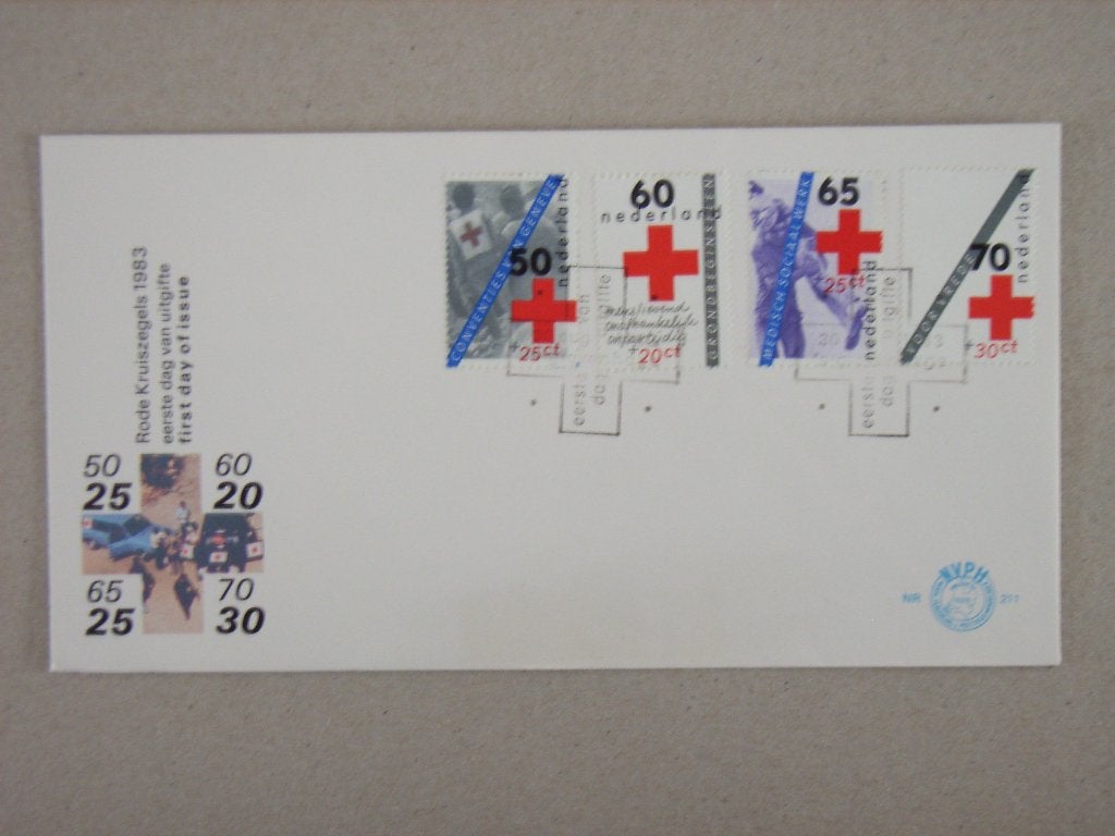 FDC   Nederland fdc e211, Ophalen of Verzenden, Onbeschreven, Nederland