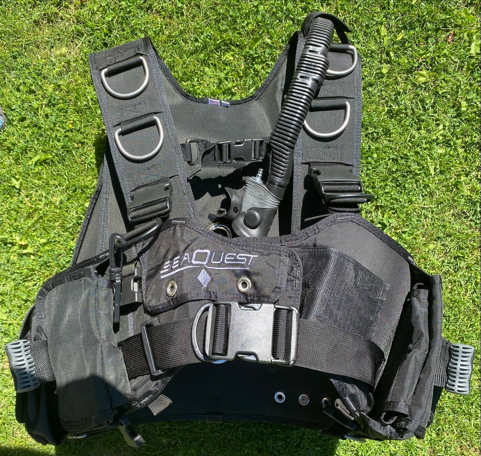 SeaQuest Trimvest L  (XL of XXL) loodpockets en  automaat, Watersport en Boten, Duiken, Ophalen of Verzenden, Gebruikt, Trimvest of Wing