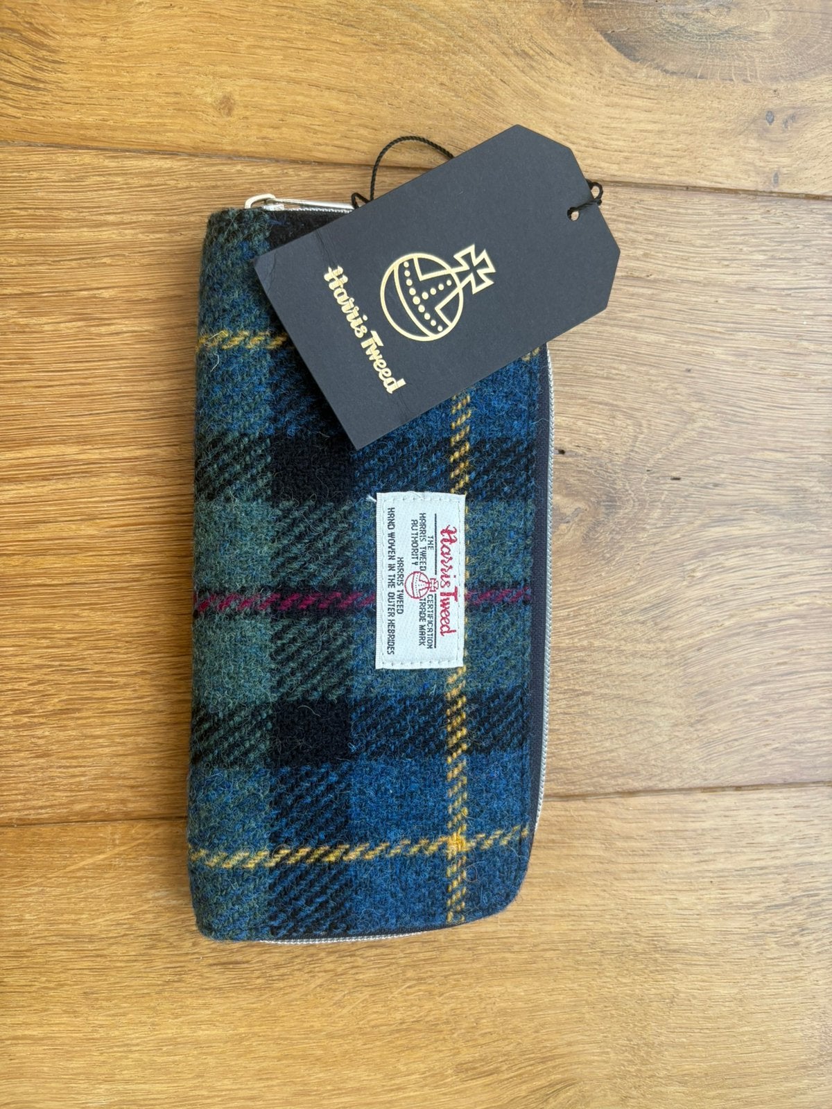Harris tweed wallet purse coin card case, Sieraden, Tassen en Uiterlijk, Verzenden, Nieuw
