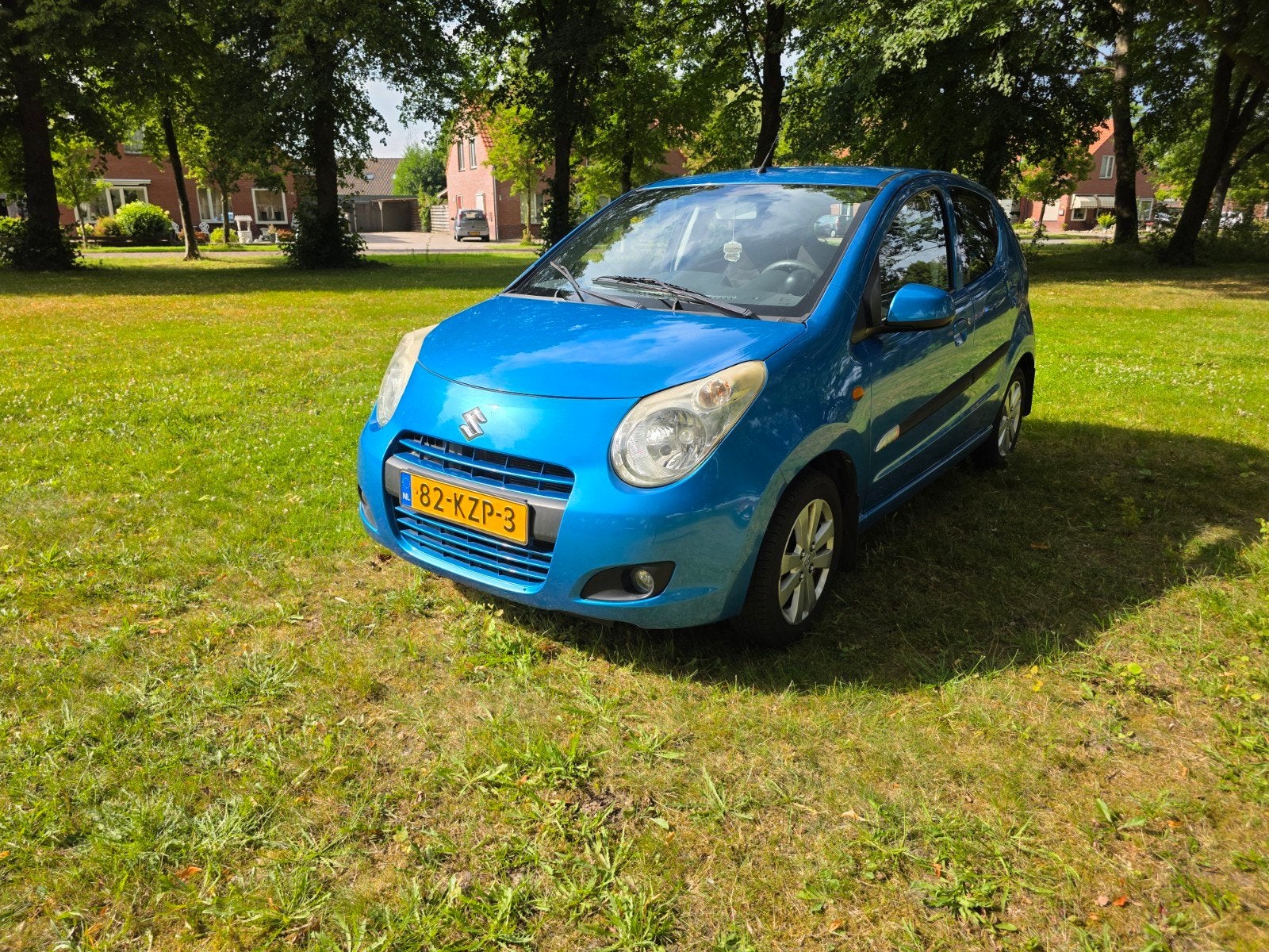 Suzuki Alto 1.0 Exclusive 5-deurs 2010 blauw, Auto's, Voorwielaandrijving, 200 kg, Origineel Nederlands, Handgeschakeld