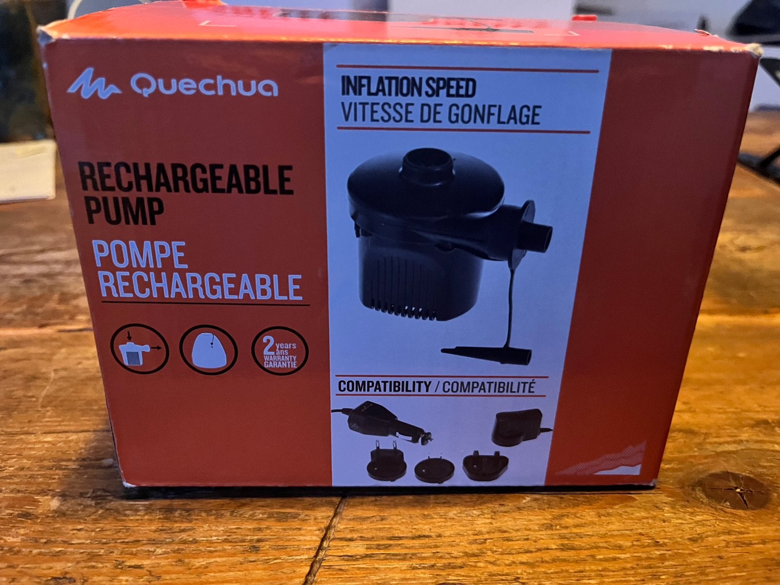 Oplaadbare elektrische pomp, Caravans en Kamperen, Ophalen of Verzenden, Nieuw, Elektrisch