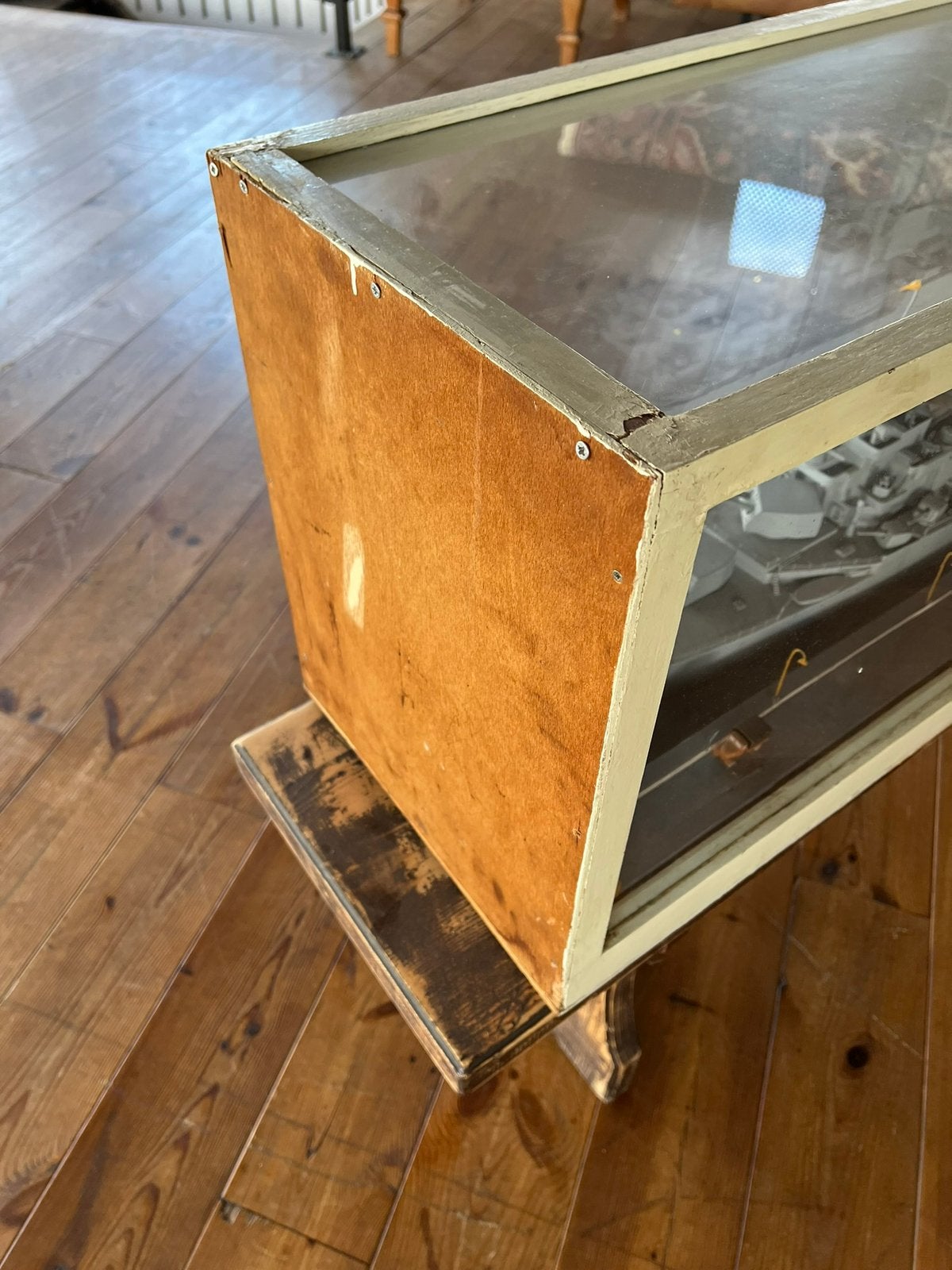Gigantisch schip (170 cm ) in vitrine, oud en uniek, Ophalen, Zo goed als nieuw, Nvt, Nvt