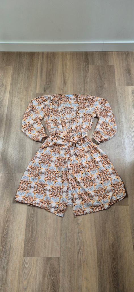 Prachtige bewerkte jurk van suncoo, maat t2/38, Kleding | Dames, Maat 38/40 (M), Geel, Ophalen of Verzenden, Zo goed als nieuw
