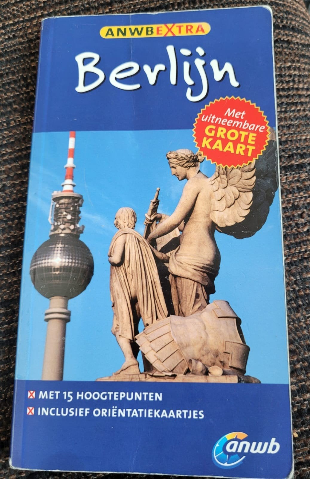 Berlijn anwb extra gids reisgids berlin, Ophalen of Verzenden, Europa, Reisgids of -boek, ANWB