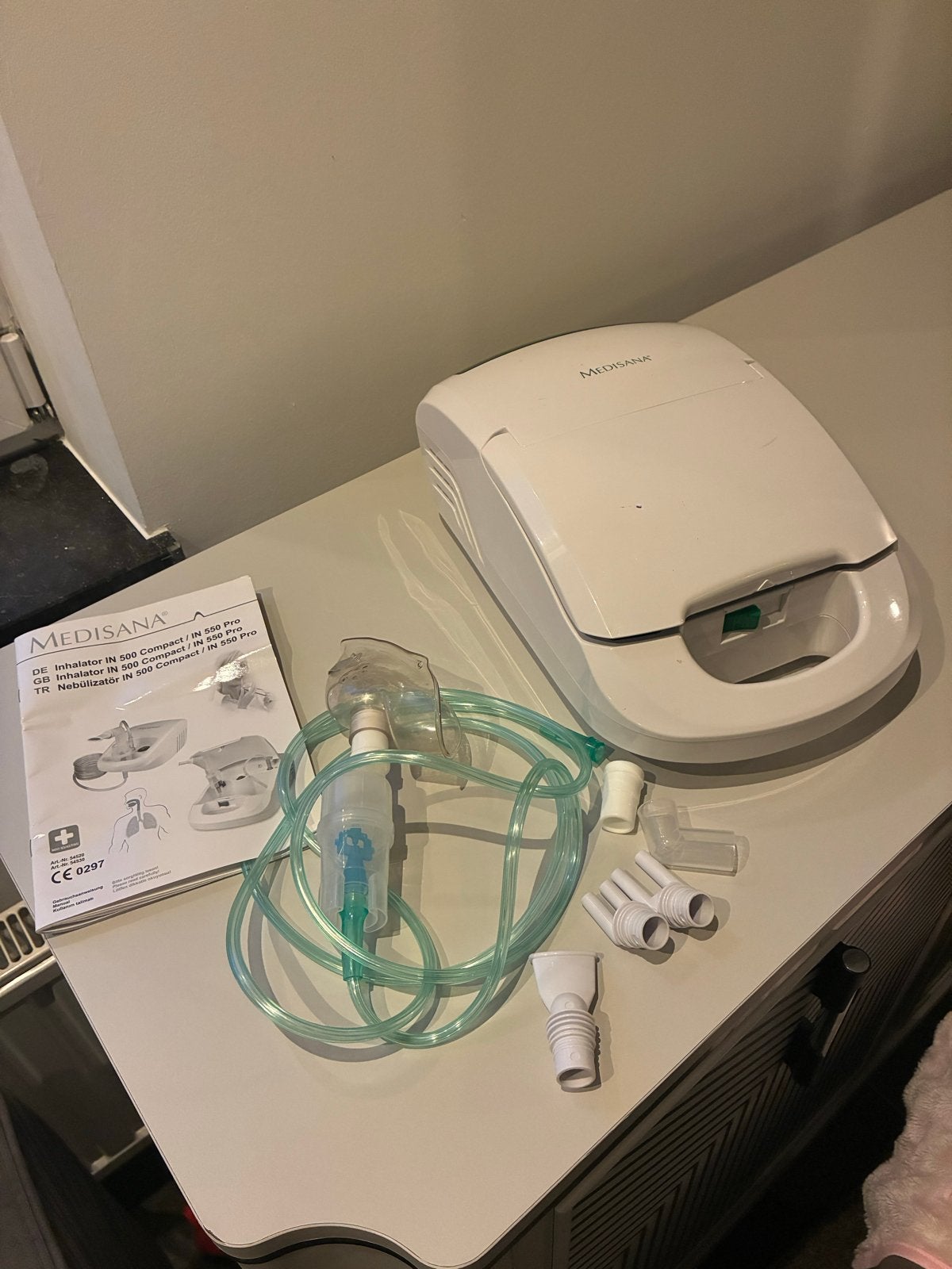 Medisana IN 500 Compact / IN 550 Pro Vernevelaar Inhalator, Ophalen of Verzenden, Gebruikt, Overige typen