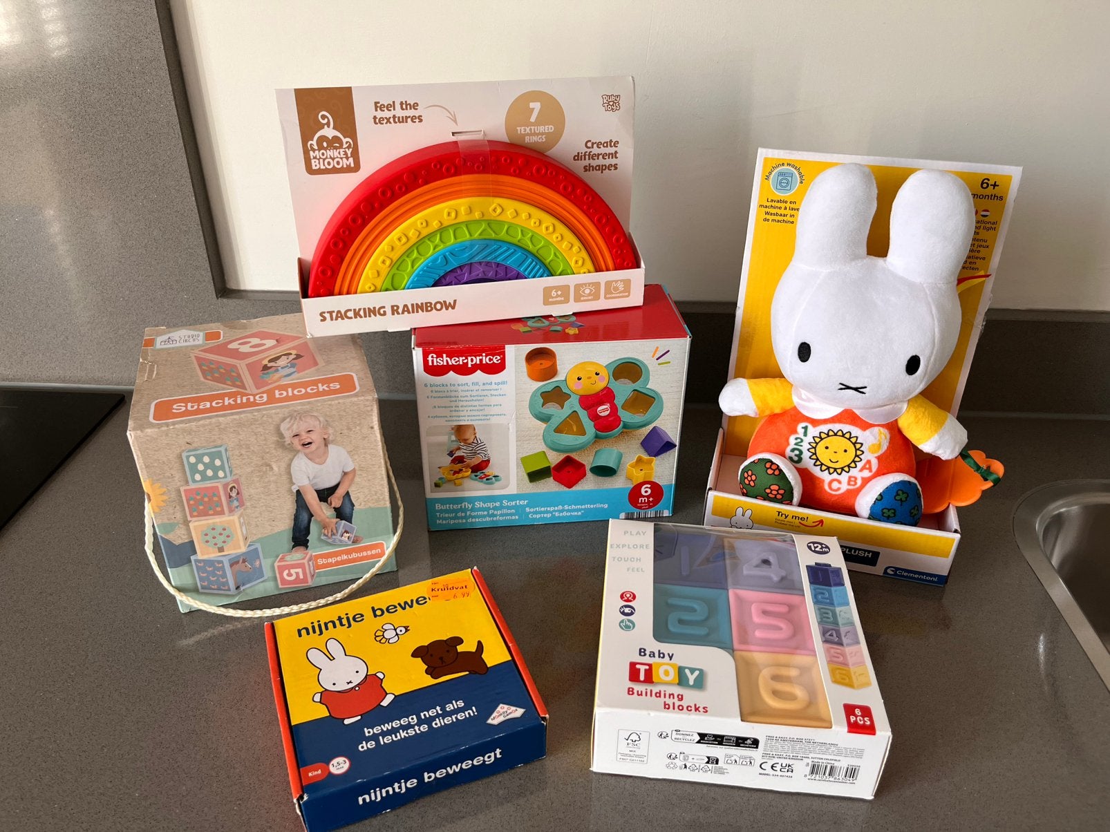 Leuke baby/dreumes/peuter spelletjes - nieuw!, Ophalen of Verzenden, Zo goed als nieuw