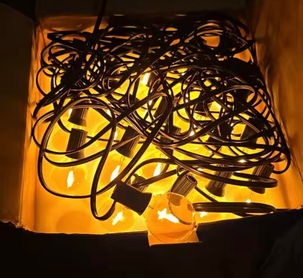 Feestverlichting / lichtsnoer Nieuw in doos! 2 voor €50!, Tuin en Terras, Buitenverlichting, Minder dan 50 watt, Nieuw, Ophalen of Verzenden