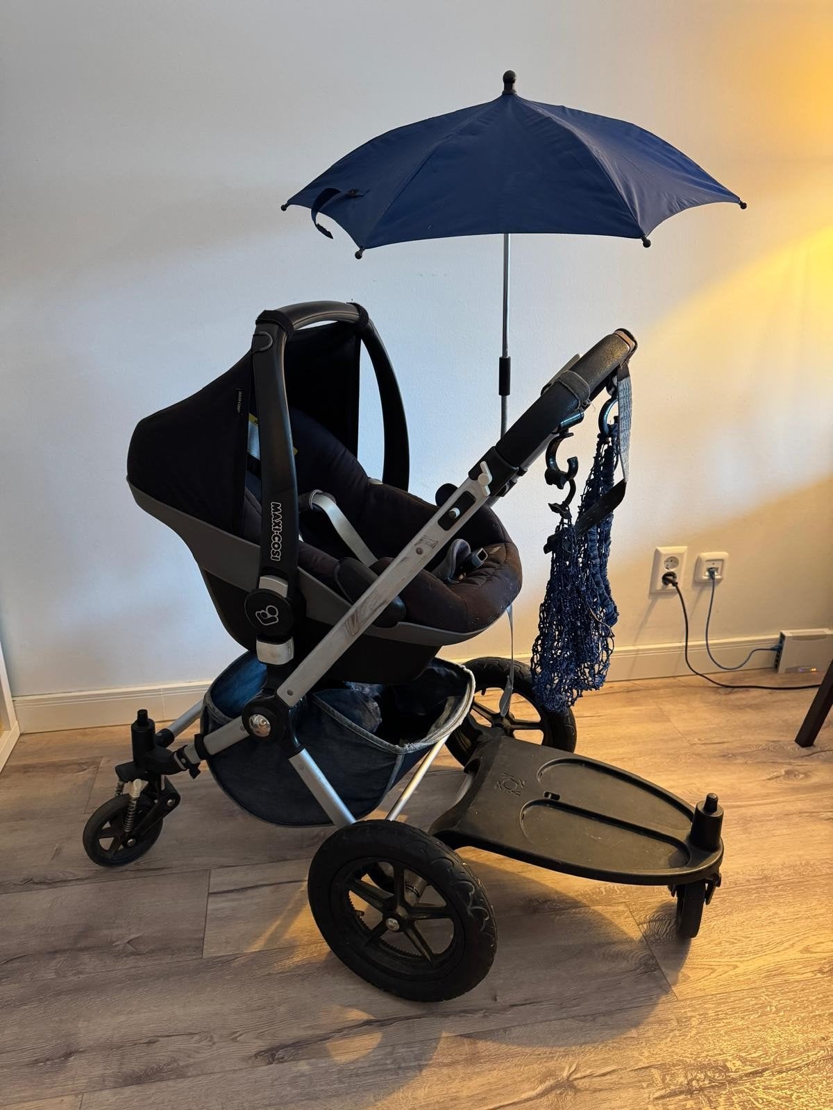 Bugabo Cameleon 3 Denim 107 kinderwagen in goede staat, Ophalen, Gebruikt, Bugaboo, Luchtbanden
