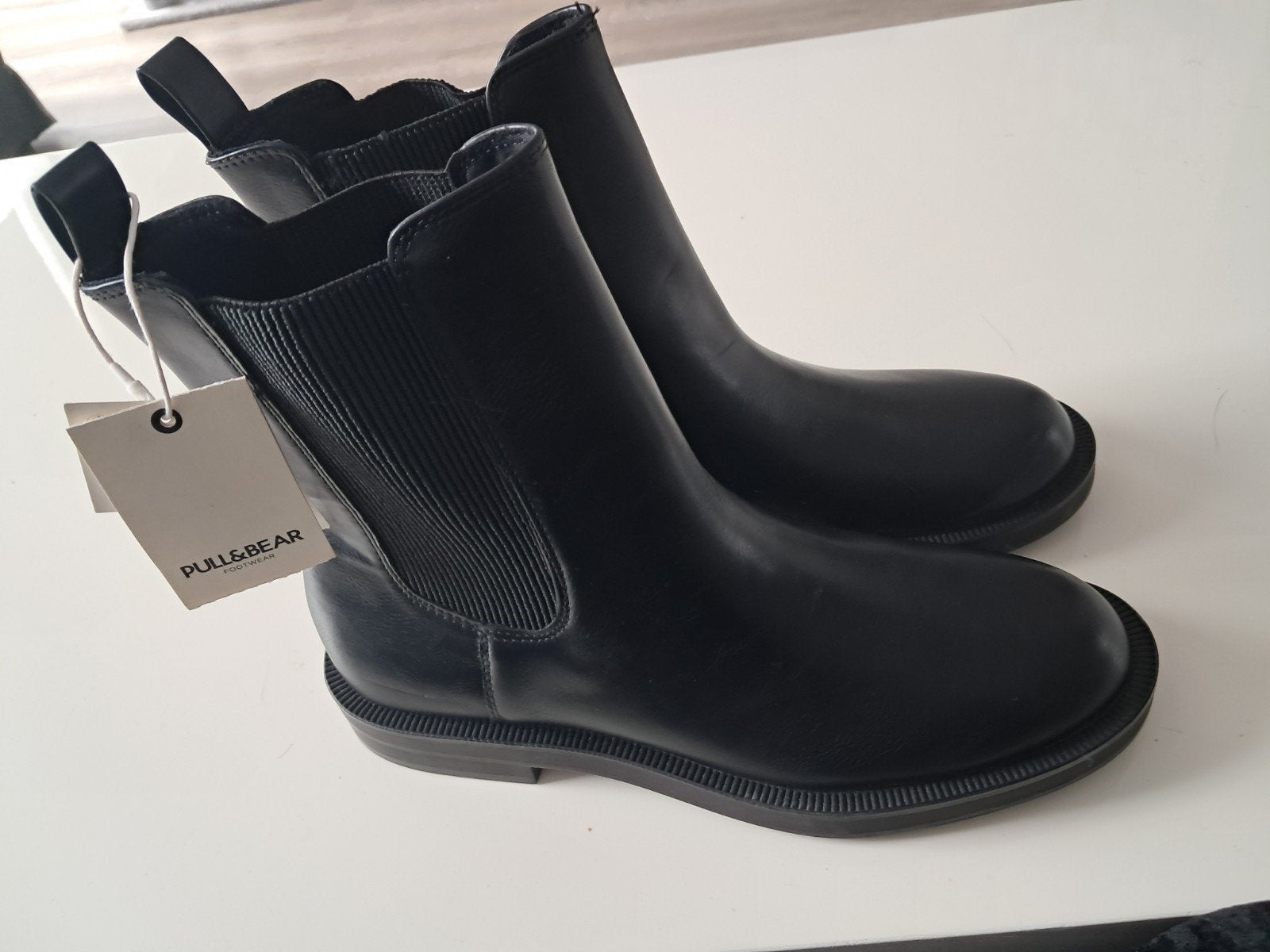 PULL&BEAR LAARZEN MT 39, Kleding | Dames, Zwart, Lage of Enkellaarzen, Nieuw, Ophalen of Verzenden