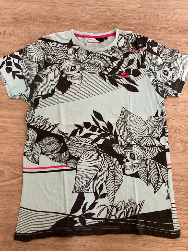Billabong t-shirt maat S, Ophalen, Blauw, Billabong, Gedragen