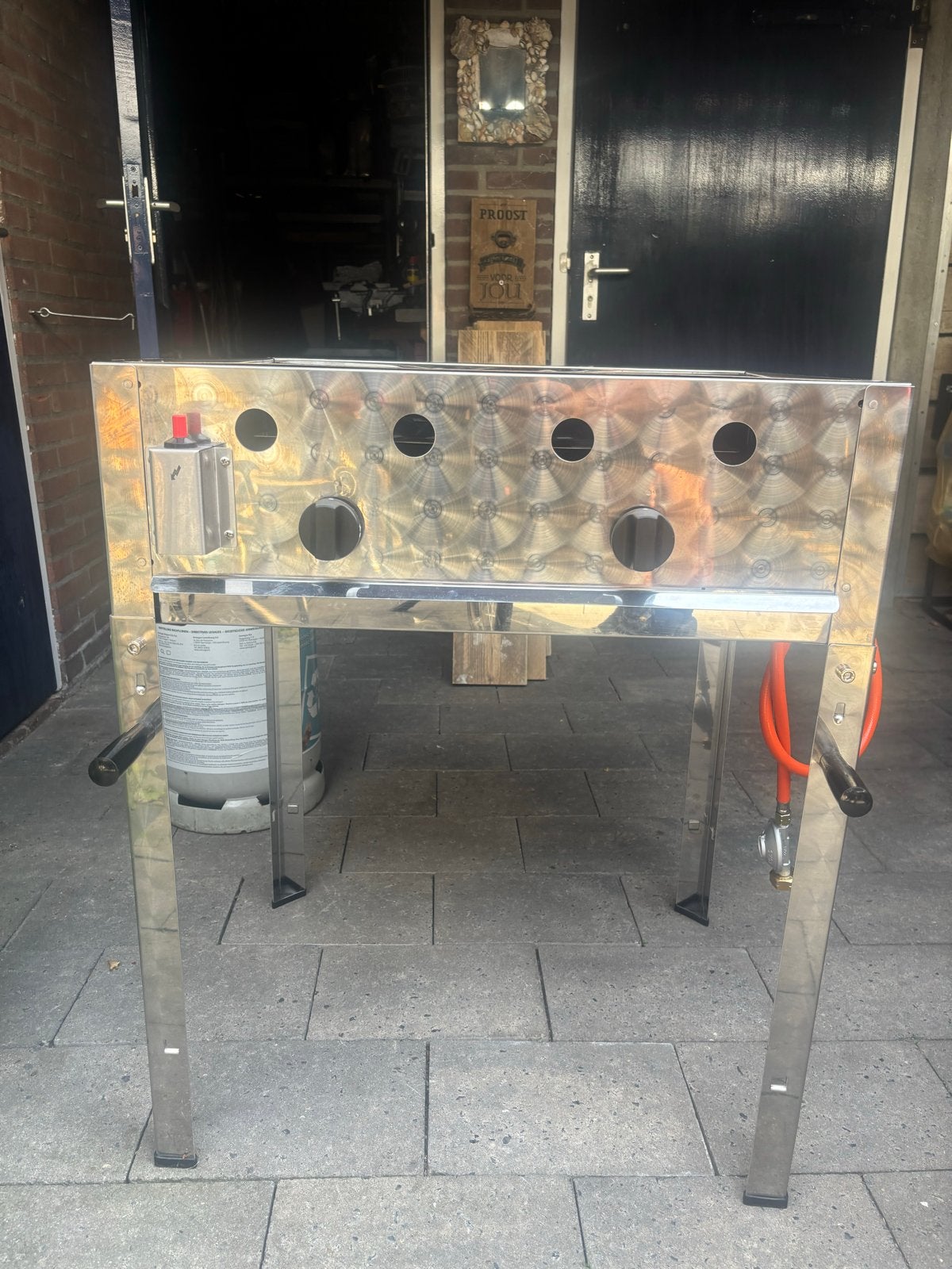 Grill Queen Master Propaan BBQ - 10kW Gasbarbecue, Tuin en Terras, Gasbarbecues, Ophalen, Zo goed als nieuw