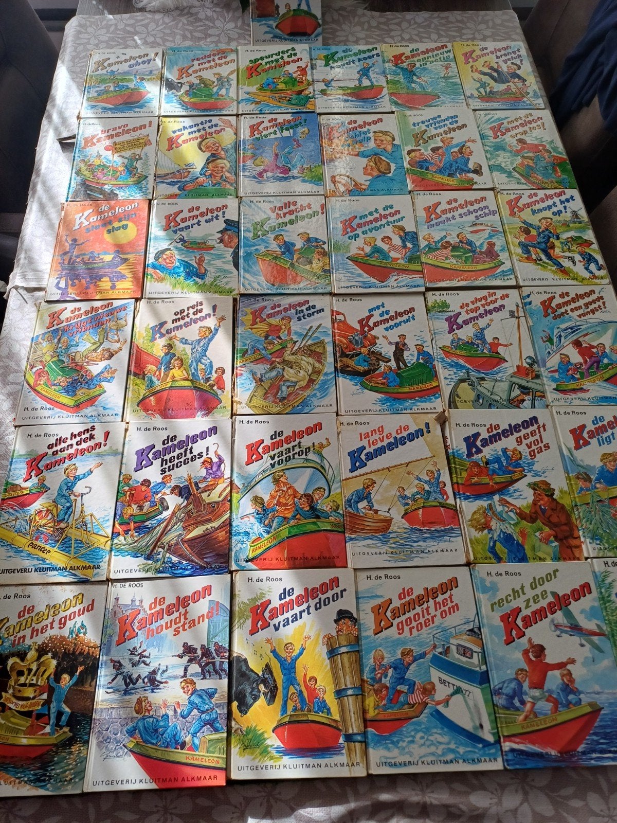 Kameleon Boeken - 37 Stuks Vintage Collectie, Boeken, Ophalen of Verzenden, Gelezen, H. de Roos