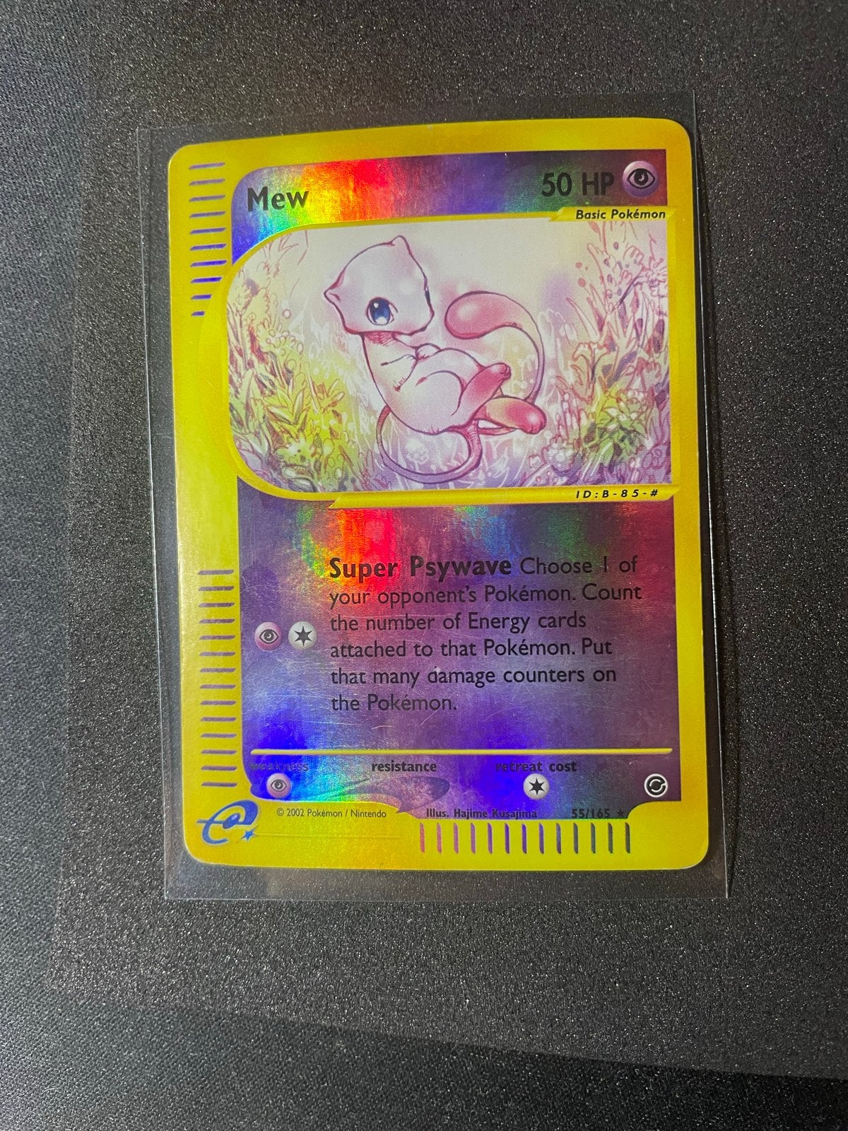 Mew reversed holo Pokémon kaart, Ophalen of Verzenden, Zo goed als nieuw, Losse kaart, Foil