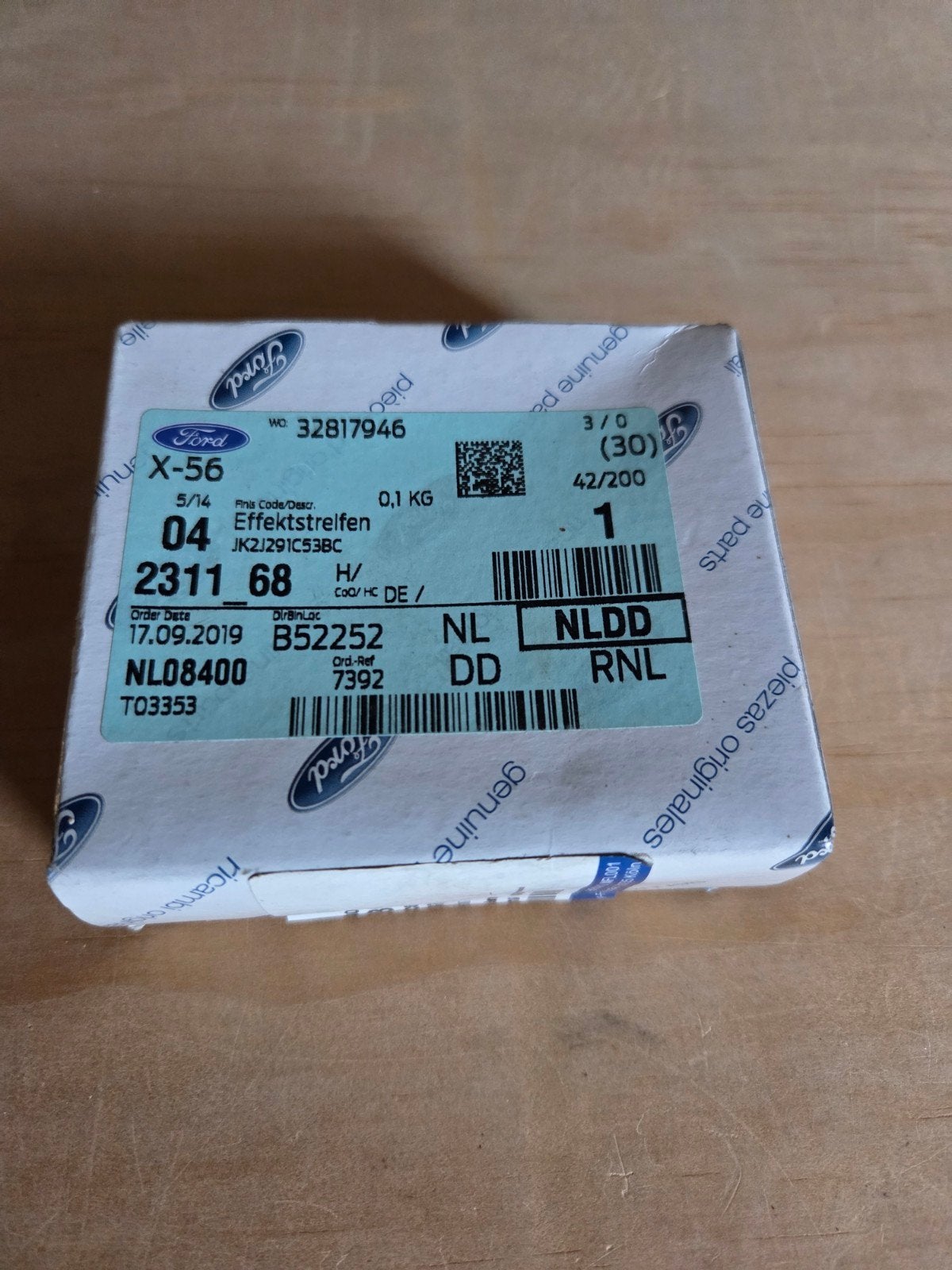 Originele Ford Transit Custom linker decal striping, Auto diversen, Ophalen of Verzenden, Nieuw