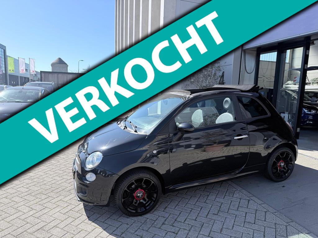 Fiat 500 1.2 Sport CABRIO! ZEER NETTE AUTO! INRUIL MOGELIJK!, Auto's, Fiat, Voorwielaandrijving, Gebruikt, 4 cilinders, Cabriolet