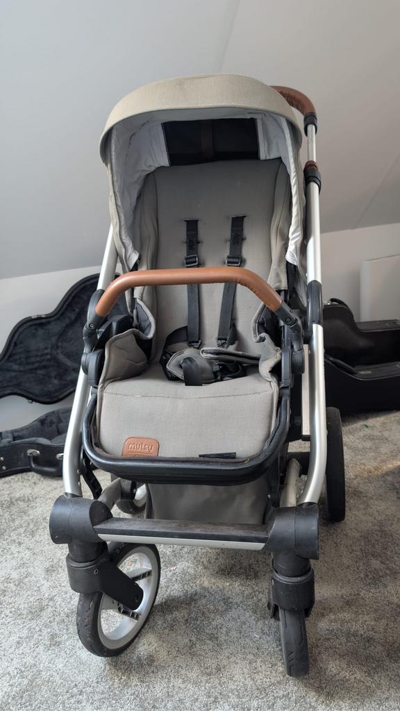 Mutsy Nio, Kinderen en Baby's, Kinderwagens en Combinaties, Gebruikt, Mutsy, Verstelbare duwstang, Ophalen