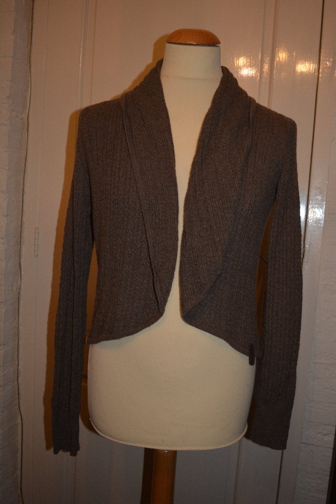 McGregor, mooi bruin cardigan/vest, mt M, Kleding | Dames, Maat 38/40 (M), Bruin, Mg. Gregor, Ophalen of Verzenden