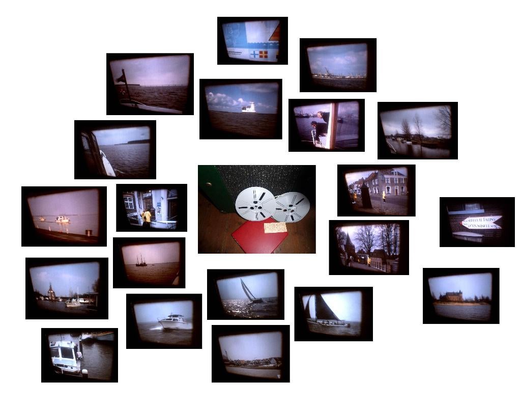 8mm film amateur 1973 - varen op het IJsselmeer - 2x120mtr, Ophalen of Verzenden, 8mm film