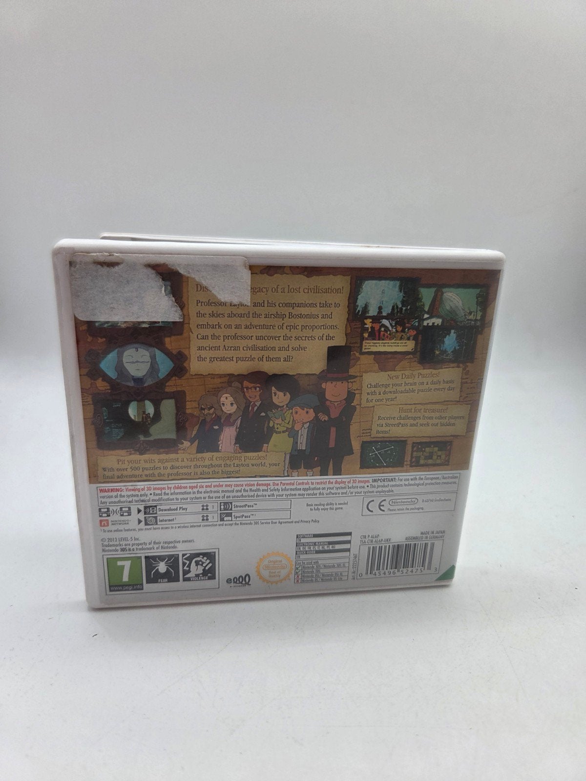 Professor Layton and the Azran Legacy - Nintendo 3DS, Spelcomputers en Games, Nintendo, Puzzel en Educatief, Gebruikt, 1 speler