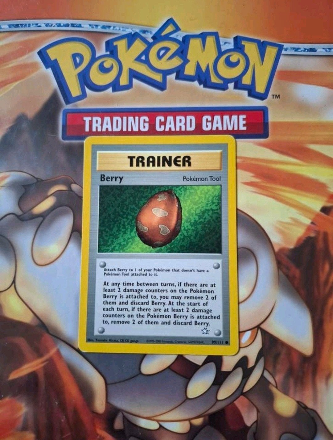 Berry 99/111 Neo Genesis pokemon kaart, Ophalen of Verzenden, Gebruikt, Losse kaart