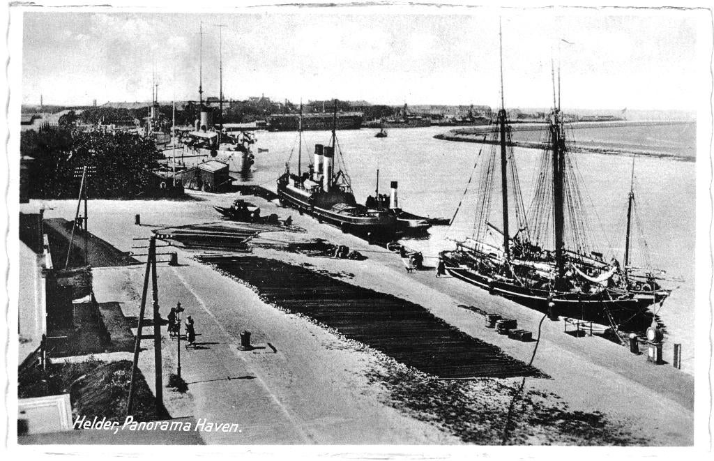 700762	Helder	1936	Haven	Postzegel Afgeweekt, Ophalen of Verzenden, 1920 tot 1940, Gelopen, Noord-Holland