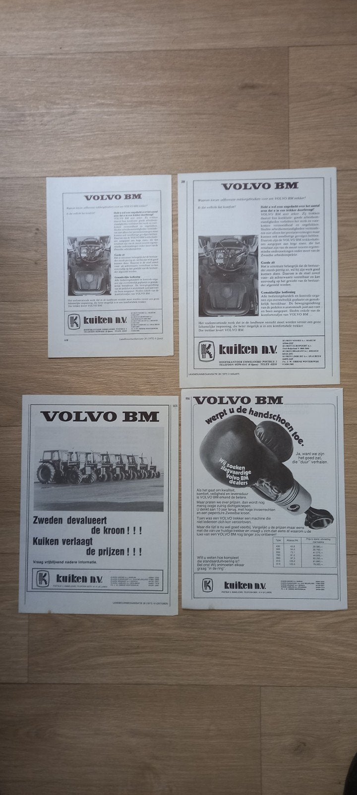R : Volvo BM Advertenties., Ophalen of Verzenden, 1920 tot 1940, Knipsel(s)
