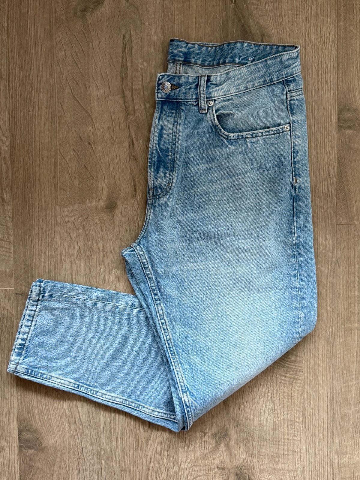 Zara jeans lichtblauw maat W36, Kleding | Heren, Ophalen of Verzenden, Zo goed als nieuw, Blauw, W36 - W38 (confectie 52/54)