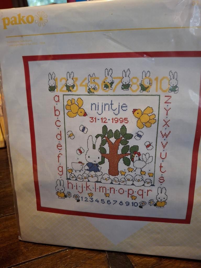 Geboorte pakket- Nijntje, Ophalen of Verzenden, Nieuw, Borduurpakket