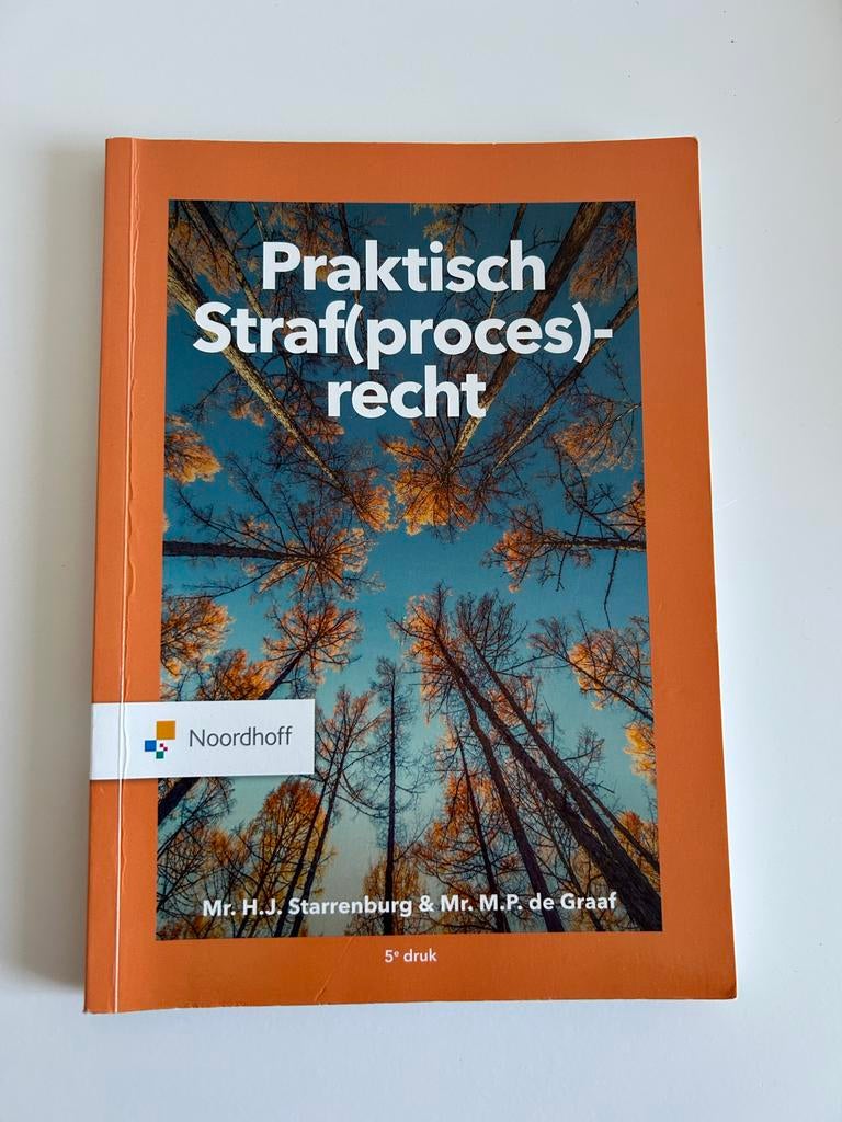 Praktisch Straf(proces)recht - 5e druk - Studieboek HBO/WO, Verzenden, Gamma, Gelezen, HBO