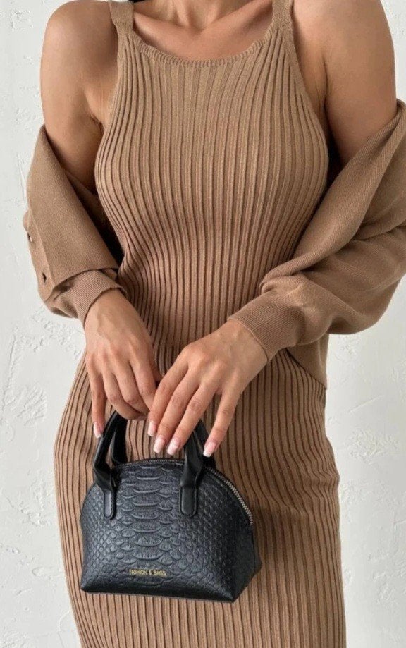 knitwear jurk met vest, Ophalen of Verzenden, Nieuw, Onder de knie