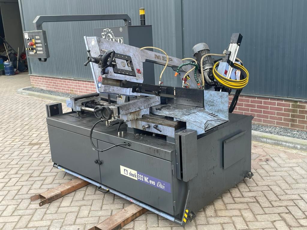 MEP Shark 332 NC EVO lintzaagmachine, Doe-het-zelf en Verbouw, Gereedschap | Zaagmachines, Gebruikt, 70 mm of meer, Ophalen of Verzenden