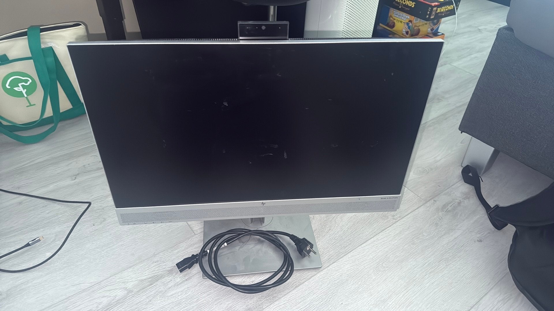 HP E243m Monitor, IPS, Full HD, Ophalen of Verzenden, Zo goed als nieuw