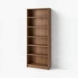 Billy bookcase walnoot 4 stuks, Ophalen, Met plank(en), 200 cm of meer, 50 tot 100 cm