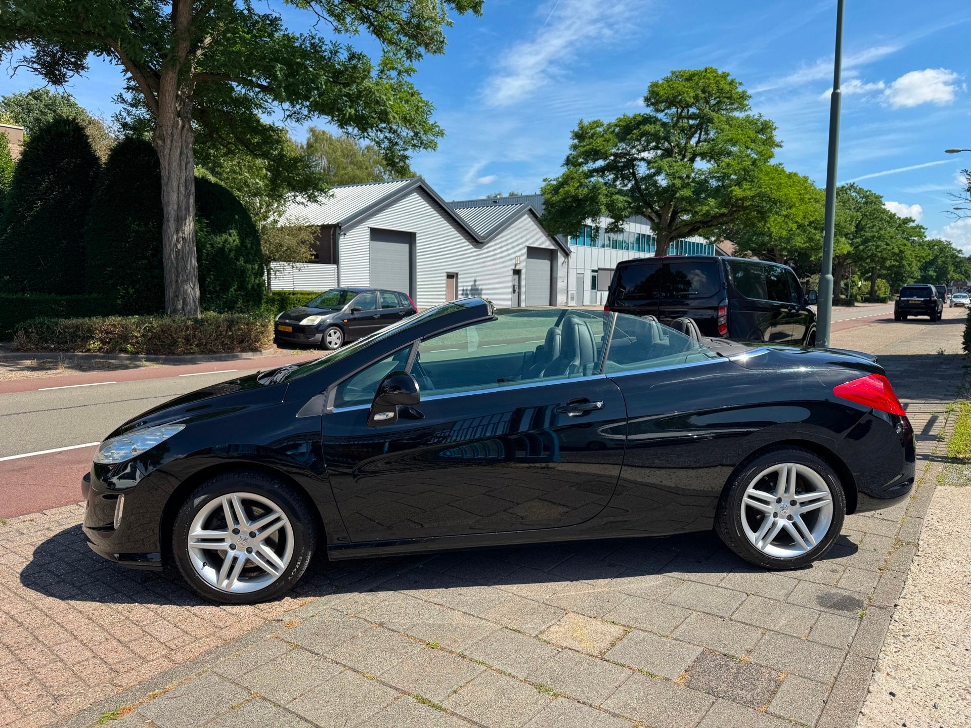 Peugeot 308 CC 1.6 THP Sport Pack Clima Elek Pakket 17” Le, Auto's, Voorwielaandrijving, 1490 kg, Gebruikt, Zwart