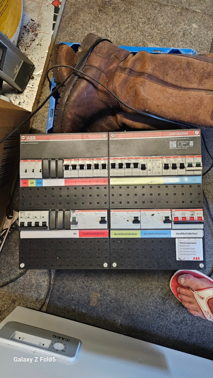 ABB Hafonorm Groepenkast met Aardlekschakelaars, Ophalen of Verzenden, Nieuw, ABB, Groepenkast