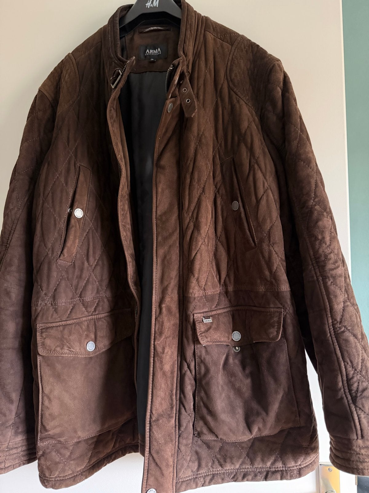 ARMA Collection gewatteerde jas - Maat 58 (XL), Kleding | Heren, Ophalen, Zo goed als nieuw, Maat 56/58 (XL), Bruin