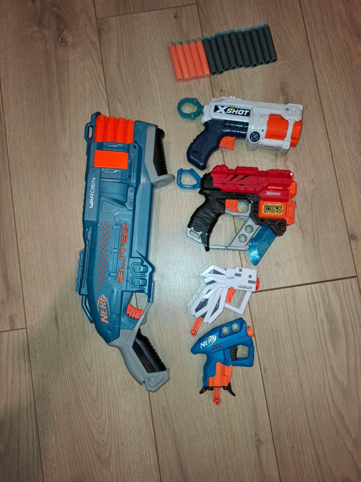 5 Nerf en X-Shot Blasters gun met 15 pijltjes, Ophalen of Verzenden